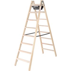 Stehleiter MUNK 33816, beidseitig begehbar