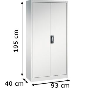 Produktbild für Mehrzweckschrank CP-Möbel Acurado, abschließbar, lichtgrau