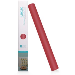 Produktbild für Vinylfolie LOKLiK Permanent Adhesive, rot