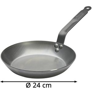 Produktbild für Pfanne deBuyer Lyonnaise Carbone Plus 10-511024, Ø 24 cm