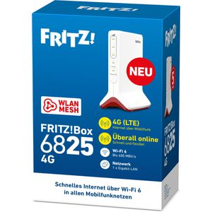 Produktbild für WLAN-Router AVM FRITZ!Box 6825 4G, 20003158, 4G LTE