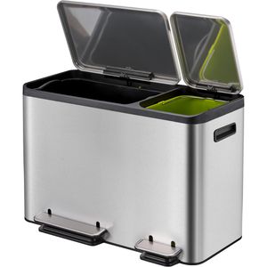 Mülleimer EKO EcoCasa, VB 912836, matt silber