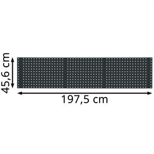 Produktbild für Werkzeugwand ADB 23095, schwarz, aus Metall