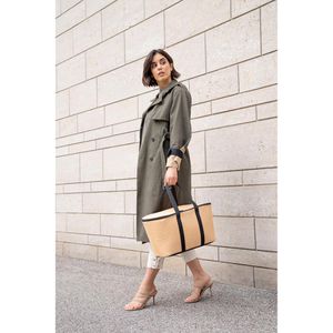 Produktbild für Kühltasche Reisenthel Coolerbag raffia black, faltbar