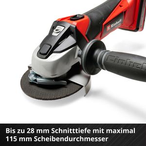 Produktbild für Winkelschleifer Einhell TE-AG 18/115 Li-Solo