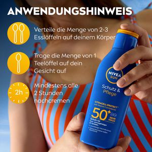 Produktbild für Sonnencreme Nivea Sun Schutz &amp; Pflege