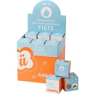 Schlürf Tee Kräutertee Fiete No. 11, BIO, Wasserminze und Eisenkraut, 27 Pyramidenbeutel 45,9g