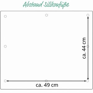Produktbild für Herdabdeckplatte Zeller Marmoroptik, aus Sicherheitsglas