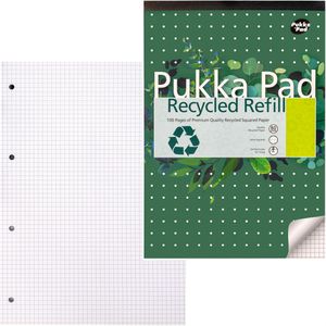 Briefblock Pukka-Pad RCREF50SQ, Recycling, A4