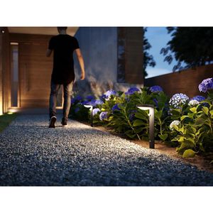 Produktbild für Wegeleuchte Philips Tyla, anthrazit, mit 230 V Netzstrom