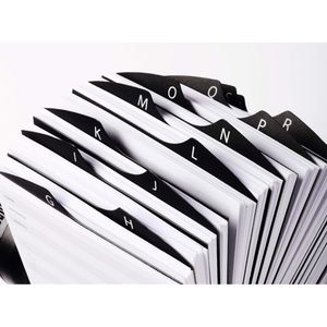 Produktbild für Rollkartei Durable 248223, Telindex