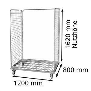 Produktbild für Rollbehälter HMH Nutzhöhe 1620mm