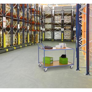 Produktbild für Tischwagen Fetra 2746, aus Metall &amp; Holz