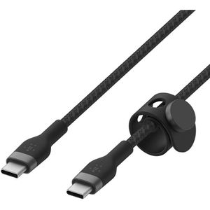 Produktbild für Ladekabel Belkin BoostCharge Pro Flex, schwarz, 2m