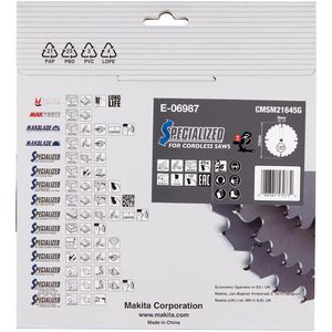 Produktbild für Kreissägeblatt Makita E-06987, EFFICUT
