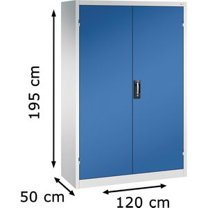 Produktbild für Magazinschrank CP-Möbel Acurado, grau / blau
