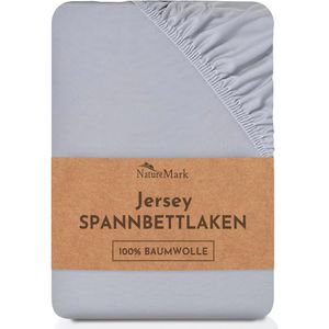 Produktbild für Spannbettlaken NatureMark Jersey, 90-100 x 200 cm