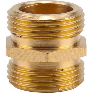 Produktbild für Pumpen-Anschlussstück Gardena 07260-20, Messing-Doppelgewinde