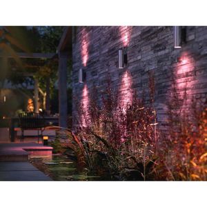 Produktbild für Wandleuchte Philips-Hue Appear aus Edelstahl, für außen (IP44)