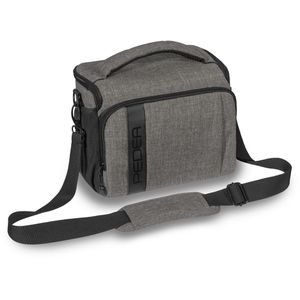 Kameratasche Pedea FASHION Gr. XL, aus Polyester, hellgrau