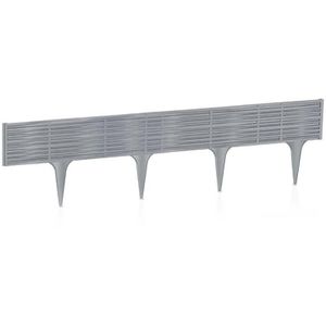 Rasenkante Prosperplast IBWI, grau, UV-beständig, flexibel