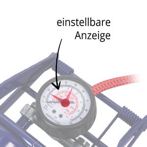 Produktbild für Luftpumpe Cartrend 10942, Doppelzylinder