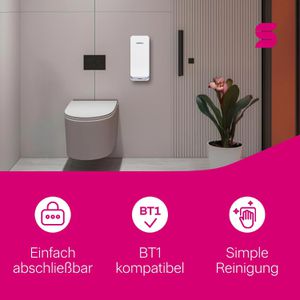 Produktbild für Toilettenpapierspender Satino Hyginity, 333424, BT1