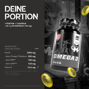 Produktbild für Omega-3 Mammut + Vitamin E, 90 Kapseln