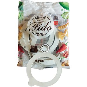 Produktbild für Einmachgummis Bormioli-Rocco 890780, weiß, 80 x 90 mm