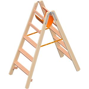 Produktbild für Stehleiter Layher 1020, beidseitig begehbar