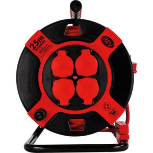 Produktbild für Kabeltrommel REV-Ritter rot, 25m