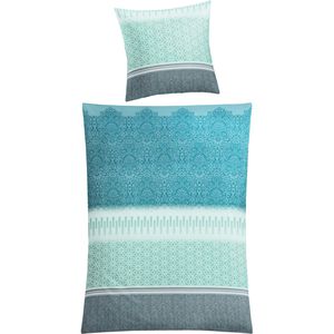 Produktbild für Bettwäsche Kleine-Wolke Estrella, Petrol, Satin