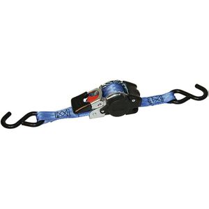 Spanngurt Kerbl 37180, blau, mit S-Haken & Ratsche