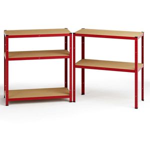 Produktbild für Schwerlastregal Monzana 106198, 5 Holzböden