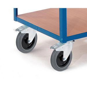 Produktbild für Tischwagen Rollcart 06-7537, aus Metall &amp; Holz