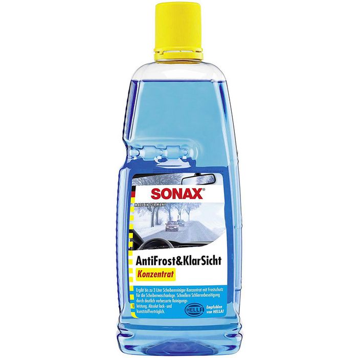 Sonax Scheibenfrostschutz AntiFrost & KlarSicht, bis -30°C, Konzentrat, 1  Liter – Böttcher AG