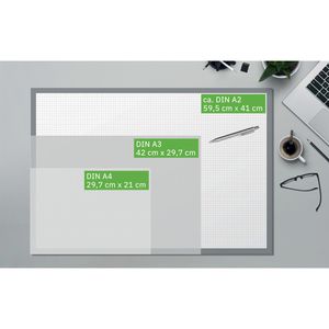Produktbild für Schreibunterlage Sigel HO280, Blanko Protect, weiß