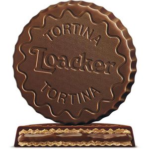 Produktbild für Waffeln Loacker Tortina Dark Hazelnut, Waffeltörtchen
