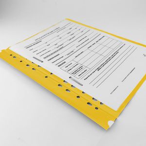 Produktbild für Schnellhefter D.RECT 009015, A4, gelb