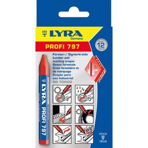 Produktbild für Signierkreide Lyra 4870017 Profi 797, 12 Stück