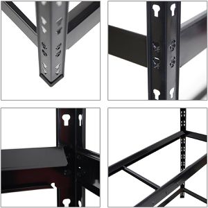 Produktbild für Reifenregal PROREGAL TIGER XL, schwarz, für 18 Reifen