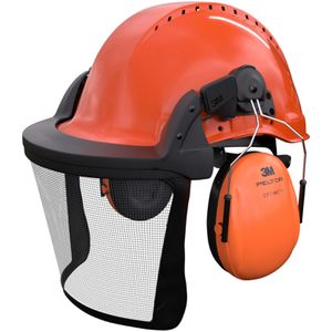 Forsthelm 3M Schutzhelm-Kombi-Set G3000CUVFOREST, orange