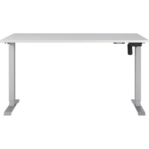 Produktbild für Schreibtisch Germania Profi 3.0, 8023-583, lichtgrau / silber