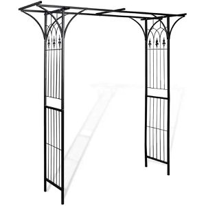 Produktbild für Rosenbogen vidaXL 40778, schwarz