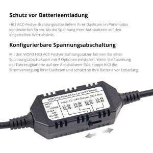 Produktbild für Dashcam-Anschlusskabel VIOFO HK3 Hardwire Kit