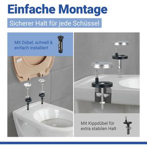Produktbild für WC-Sitz Wenko Ottana 18760100, oval, aus Duroplast