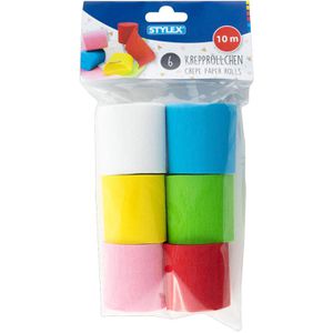 Produktbild für Krepppapier Stylex 14022, Kreppbänder sortiert