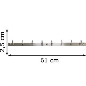 Produktbild für Kleiderhaken SO-TECH Cora, 127881, aus Edelstahl