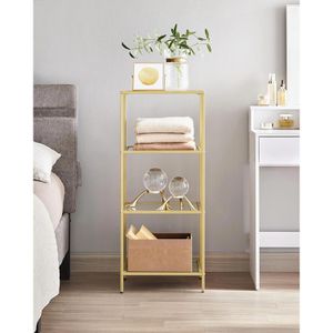 Produktbild für Bücherregal Vasagle LGT28G, gold