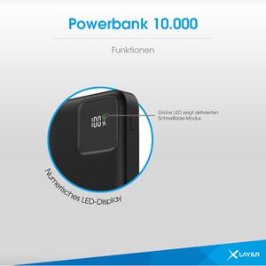 Produktbild für Powerbank XLayer 220139 PD 20W, 10000mAh